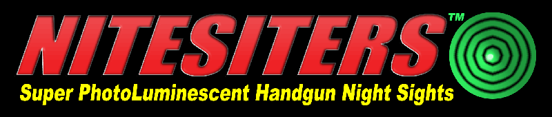  Nitesiters are dots of Super-Bright Photo Luminescent laminate that transform your regular handgun sights into very effective night sights. If you aren't thrilled with them, we'll cheerfully refund your money. Nitesiters are up to five times as bright as tritium sights, are low cost and easy to install on your existing sights without a gunsmith. Nitesiters offer shooters a low cost alternative to expensive lasers and tritium night sights.. For only $9.98, you can equip your handguns to be very effective in low light situations. In fact, we offer some of the brightest night sights available. Nitesiters are a real bargain for the confidence, security and service they can provide.