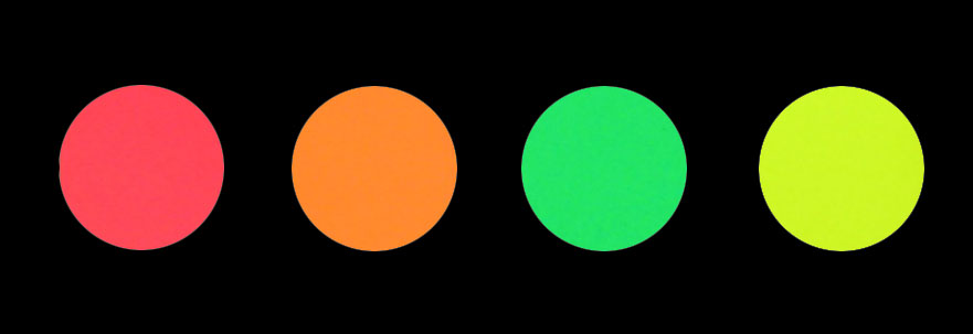 DAYSITERS daytime target aquisition bright sights sites for colored gun sights or sites. 