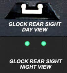 glock gun sight / night sight that is better than trijicon tritium truglow hiviz anything from glowinc, bright sights and glow inc dont glow near as long or as bright. Glow in the dark non radioactive handgun night sights